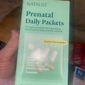 Natalist Prenatal Daily Packet, Prenatal Vitamin Supplement. 30 Packet, 150 Cap
