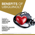 Ubiquinol Coq10 200Mg Softgels, Powerful Antioxidant for Heart, Vascular Health