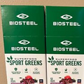 Lot of 2 Biosteel Superfood Sport Greens Packets 12 Packets Pomegranate Berry