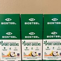 Lot of 3 Biosteel Superfood Sport Greens Packets 12 Packets Pineapple Coconut