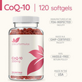 ClearFormulas Pure CoQ10 200mg Per Serving 120 Softgels Supports Heart Health &