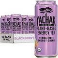 Yachak Yerba Mate Drink Blackberry Bottled Tea Drink 16 Oz 12 Cans Gluten Free