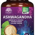 Organic Ashwagandha 1950 Mg - Certified Organic Ashwagandha Supplements, Stress