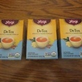 3 YOGI DETOX Cleansing Herbal Tea EXP 5/2025 ~ 48 Total Organic SEALED