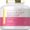 Collagen Peptides Pills | 6000mg | 400 Count | Type 1&3 | Vitamin C | by Carlyle