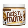 Nuts 'N More Toffee Crunch Peanut Butter Spread, Added Protein All Natural Sn...