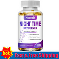 Night Time Fat Burner Capsules Weight Loss Appetite Suppressant Carb Blocker