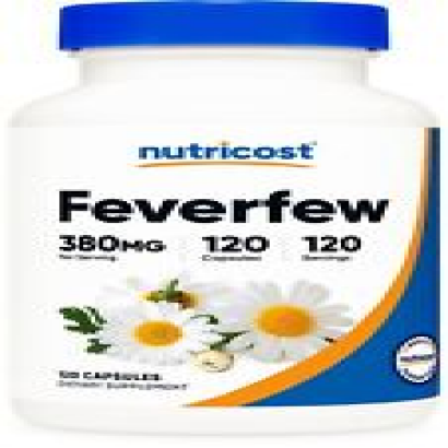 Nutricost Feverfew Capsules 380mg, 120 Capsules
