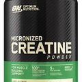 Optimum Nutrition Micronized Creatine Monohydrate Powder, Unflavored, Keto Frien