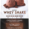 Syntrax Nutrition Whey Shake Protein Powder, Cold Filtered & Undenatured Whey Protein Blend, Chocolate Shake, 2 lbs
