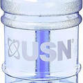 ノーブランド品 UK Brand USN Water Bottle 2.2L Blue My Protein Protein Shaker Half Gallon Hydrator, n1091737743