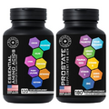 BIOACTIVE LABS Essential Amino Acids Complex and Prostate Health Supplements Health Support Bundle