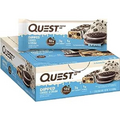 Quest Protein Chips & Cookies and Cream Protein Bars Bundle, BBQ Chips, High Protein, Gluten Free, Low Carb, Keto Friendly
