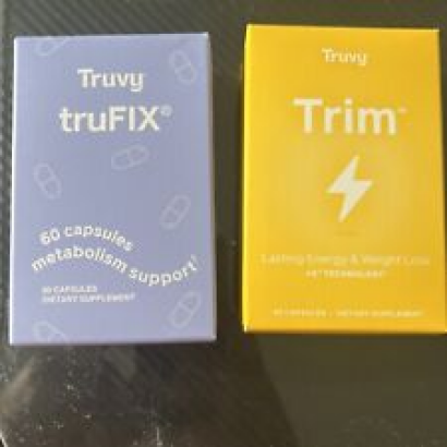 *New* Truvy TRIM + truFIX 30 Day Weight Loss Combo Great Results!