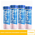 4 Pack Nuun Sport Hydration Electrolyte Tablet Strawberry Lemonade - 4x10 counts