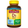 Nature Made D3 1000 IU (25 mcg) Vitamin Supplement 650 Softgels Exp: 05/2026