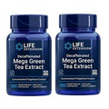 2PACK Life Extension Decaffeinated Mega Green Tea Extract 100 Vegetarian Capsule