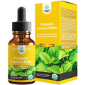 Organic Lemon Balm Extract for Immune & Mood Support Vegan Non-GMO 120 servings