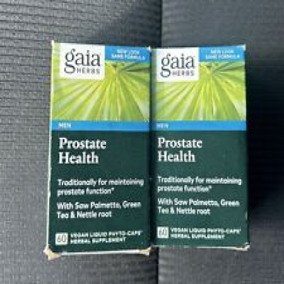 Gaia Herbs Prostate Health 120 (60x2) Vegan liquid phyto-caps, Exp/12/2026