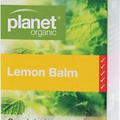 Planet Organic Herbal Tea Bags, 25 Pieces (Lemon Balm)