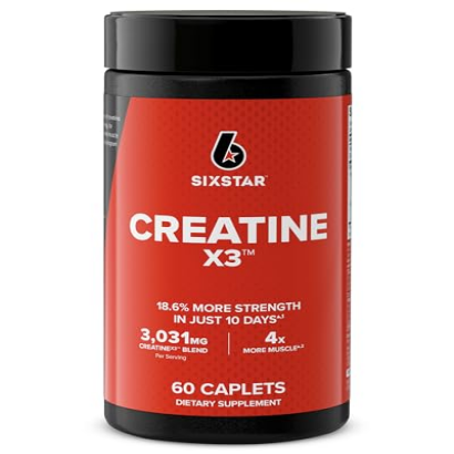 Six Star Creatine Pills Post Workout X3 Creatine Capsules | Creatine Monohydrate Blend | Muscle Recovery & Muscle Builder for Men & Women | Creatine Supplements, 20 Servings