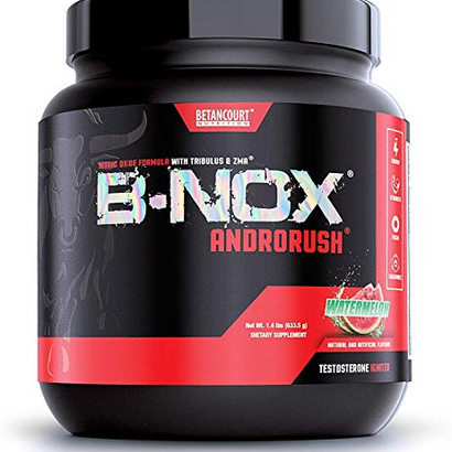 Betancourt Nutrition B-Nox Androrush Pre Workout with Creatine Blend | BCAAs & Beta Alanine | Nitric Oxide & Energy Boost | 35 Servings (Watermelon)