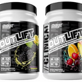 Nutrex Research Outlift Pre Workout Powder, BlackBerry Lemonade and Miami Vice Bundle 18oz, 20 Serving
