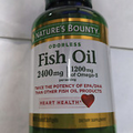 2 PACK Nature's Bounty Fish Oil 2400 mg Coated Softgels, 90 count