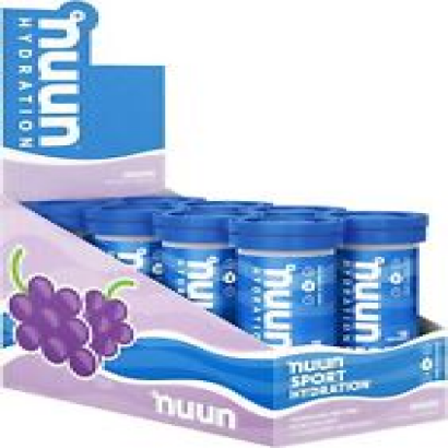 Nuun Sport Electrolyte Tablets for Proactive Hydration, Grape, 8 Pack (80...