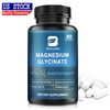 Magnesium Glycinate 350mg High Absorption,Improved Sleep,Stress & Anxiety Relief