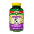 Spring Valley Extra Strength Vitamin B12 Fast Dissolve Tablets, Cherry, 5000 Mcg