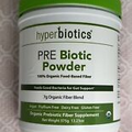 Hyperbiotics PRE Biotic Powder Organic Food Based Fiber 13.23 oz Exp 12/24
