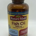 JUMBO Nature Made Fish Oil 1000mg, (300mg Omega 3) 320 Gels Exp 10/25