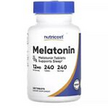 Nutricost Melatonin 12mg, 240 Tablets - 12mg Per Serving, Non-GMO, Gluten Free
