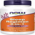 NOW Supplements, Sleep Regimen 3-In-1 90 Veg Capsules