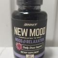 Onnit New Mood Daily 60 Capsules Formulated For Mood Stress Relaxation Exp 02/24