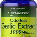 Puritan's Pride Odorless Garlic 1000 Mg 100 Total Count 100 Count (Pack of 1)