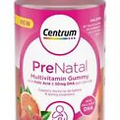 Centrum Prenatal Multivitamin Gummy w Folic Acid & 50mg DHA, 60 Count
