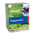 Planet Organic Herbal Tea Bags, 25 Pieces (Peppermint)