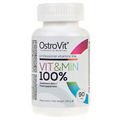 OstroVit 100% VIT&MIN Vitamins and Minerals - 90 Tablets