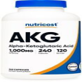 Nutricost AKG Alpha Ketoglutaric Acid Supplement 1,000 mg, 240 Capsules