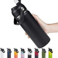 Stainless Steel Insulated Water Bottle, 18oz Double Wall Vacuum 18oz, Black