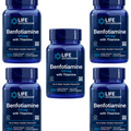 5 PACK Life Extension Benfotiamine 100mg w Thiamine Soluble Vitamin B1 120 Caps