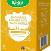 Kintra Foods Herbal Tea Bags - Lemongrass & Ginger with Lemon Myrtle, 25 Piece