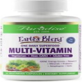 Earth's Blend, One Daily Superfood Multi-Vitamin Wthout Iron, 60 Vegetarian ex25