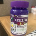 Vicks Pure Zzzs Kidz Kids Sleep Support Melatonin Sleep Aid Gummies 48ct