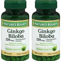 Nature's Bounty Double Strength Ginkgo Biloba 120mg, 100 Capsules 2pks
