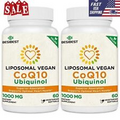 "1000Mg Liposomal Coq10 Ubiquinol 120 Vegan Softgels High Absorption Ubiquinol "