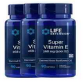 Life Extension Super Vitamin E 268 mg (400 IU), 90 softgels  ( 3 Bottles )