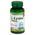 Nature's Bounty L-Lysine 1000 mg 60 tabs By Nature's Bounty